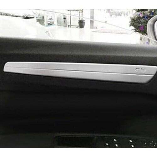 For Citroen C4 2016 Accessories ABS Plastic car Door Interior Decoration strip Cover Trim sticker car styling