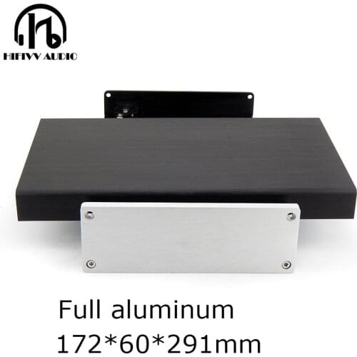 Aluminum Chassis for Amplifier preamplifier Headphone case power supply Parts Shell and Body Parts 172*60*291mm