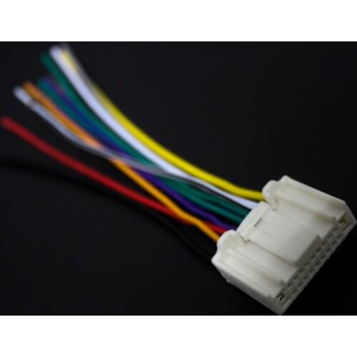 1PC for Nissan Livina Qashqai Tiida Sylphy Sunny Teana x-trail Car Audio Cable CD Tail wire Antenna plug