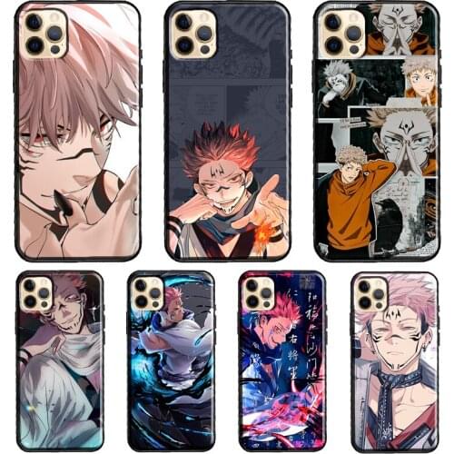 Ryomen Sukuna Jujutsu Kaisen Anime Phone Case For iPhone 11 Pro Max XS XR X 12 Mini SE 2020 6S 7 8 Plus 12 Pro Max Cover