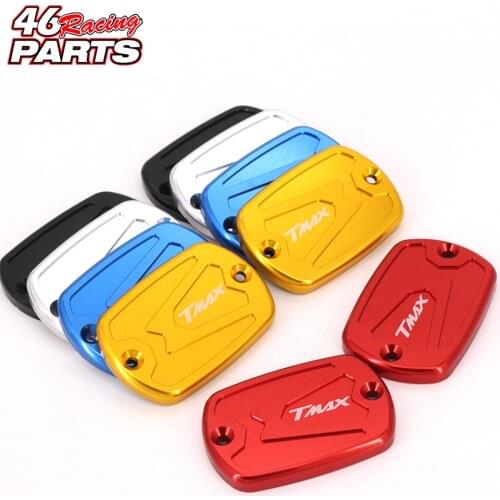 CK CATTLE KING New Motorcycle Brake Fluid Fuel Reservoir Tank Cap Cover For YAMAHA TMAX 530/500 T-MAX 530/500 TMAX530 TMAX500