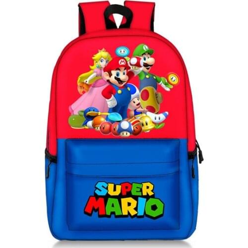 Anime backpack canvas Boys Girls Teenagers schoolbag Rucksack men women shoulder travel bag