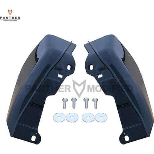 Chrome Black Motorcycle Mid-Frame Air Deflectors Accents case for Harley Electra Street Glide Road Glide FLHX 2009-2016