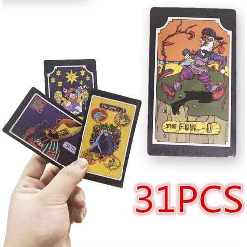 31pcs/set JoJo Bizarre Adventure Tarot Card 22 Grand Akana + 9 Royal Gods Cosplay Props Anime Chess Card Gift Tarot Card