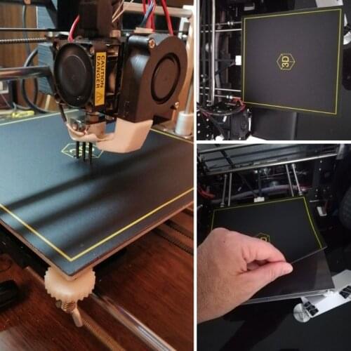 220x220mm Magnetic Adhesive Print Bed Tape Print Sticker for 3D Printer Sticker 87HE