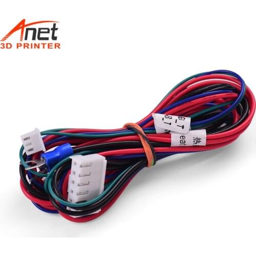 Anet 18AWG Upgrade Heated Bed Cable Hot Bed Line Heatbed Wire Length 90cm / 35.4" for Anet Anet A8 A6 A2 A3 E12 E10 3D Printer