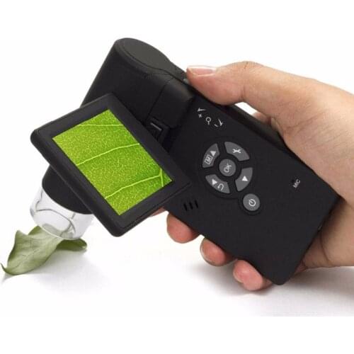 1200X Professional Handheld Digital Microscope 5.0MP 3 inch LCD Display USB SD Card Photo/Video Measurement