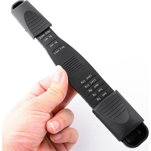 Adjustable Double-headed Nine-speed Multi-scale Measuring Spoon for Solid Powder