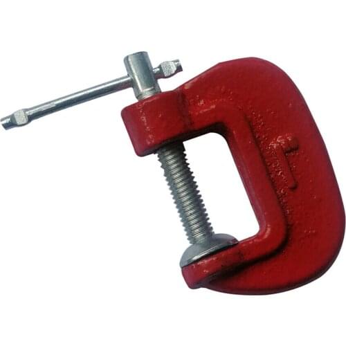 Adjustable Clamps Heavy Duty G-Clamp C-clamp 1Inch Red For Woodworking Metal Clamping Hand Tool Hot Sale