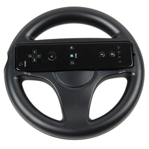 OSTENT Racing Steering Wheel for Nintendo Wii Remote Controller Mario Kart Game