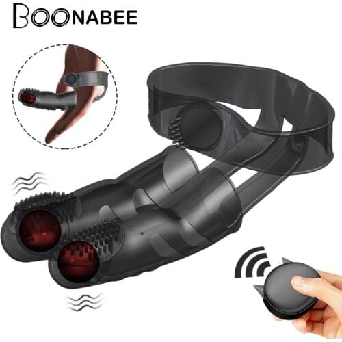 Finger Vibrator Clitoris Stimulator Wireless Remote Sex Toys for Women G-spot Massager Adult Products Vagina Stimulation Clit