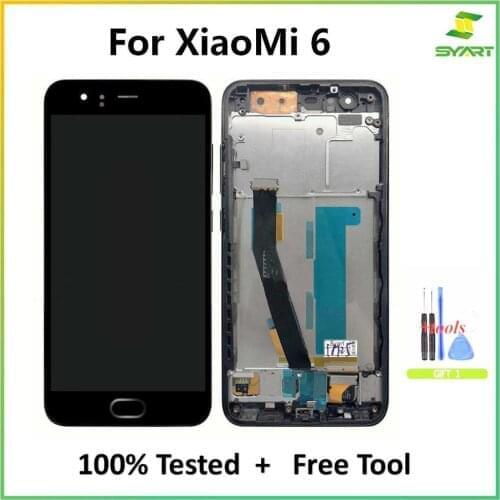 LCD Display For Xiaomi 6 Mi 6 Mi6 LCD Display With Touch Screen Digitizer Assembly 5.15" Xiaomi Mi 6 LCD Replacement