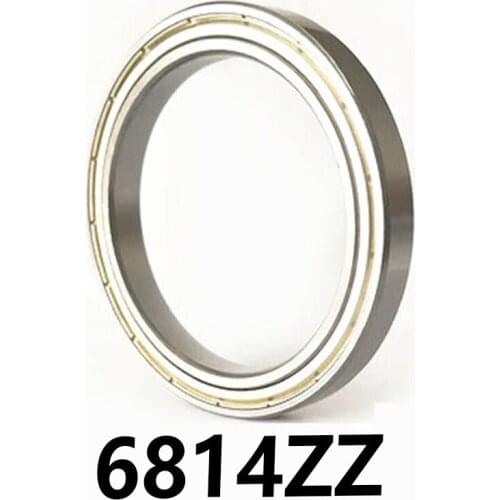 1pcs/lot 6814ZZ Deep Groove Ball Thin-wall Bearings 6814-ZZ 6814ZZ 70*90*10mm 70*90*10 High Quality