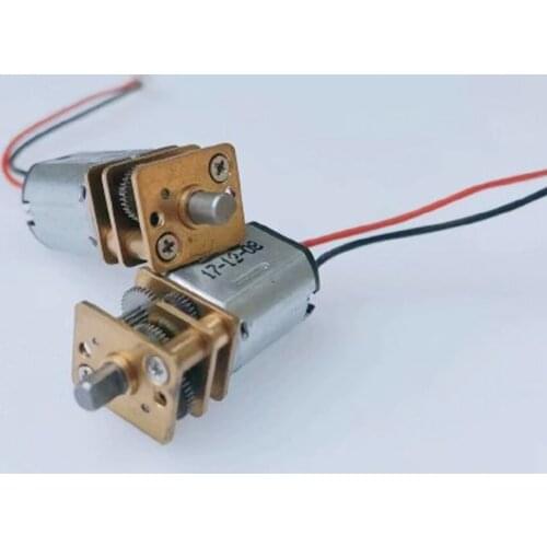 1PCS N20 Motor DC 3V-6V 55rpm Micro N20 Full Metal Gear Motor Reduction Gearbox Slow Speed Motor Electric Accessories