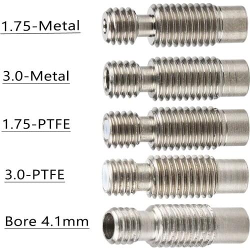 2PCS Trianglelab NEW Stainless Steel GRADE5 V6 Titanium Alloy Heat Break for E3D V6 HOTEND heater block 1.75MM Filament Smooth