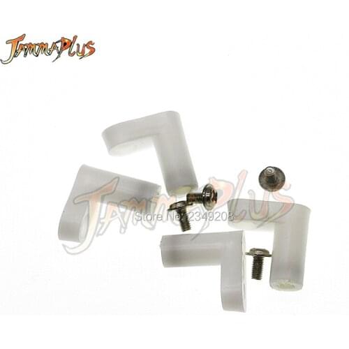 200pcs 2 CM L Type PCB feet with screw Arcade cartridge holder Plastic support Mounting Feet Jamma Arcade game accessories