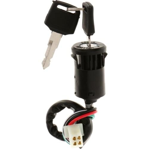 4 Wire Ignition Key Barrel Switch 50 110cc 125cc 150cc Quad