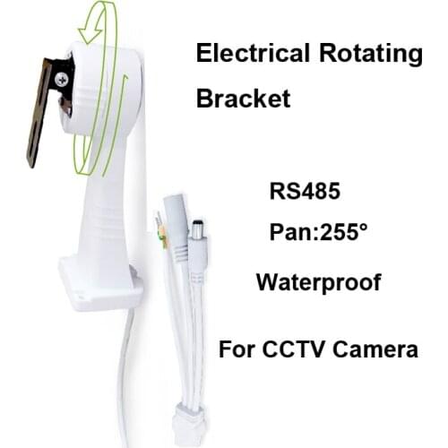 New Electric CCTV Cameras Accessories Rotating Bracket Installation Stand Holder for CCTV Security IP Camera 225 Degree RS485