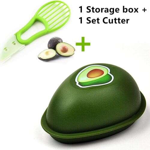 Avocado Slicer Cutter Peeler & Fresh-Keeping Portable Creative Cover Fruit Tools Frutero Kitchen Gadget Inteligentes