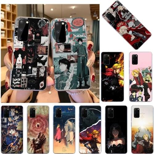 Fullmetal Alchemist Anime Silicone Soft TPU Phone Case For Samsung S21 FE S20 Ultra Note 20 10 Pro 9 8 S10 Lite S9 Plus Cover