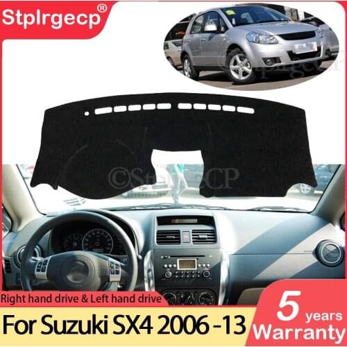 For Suzuki SX4 2006~2013 Anti-Slip Mat Dashboard Cover Pad Sunshade Dashmat Protect Carpet Car Accessories Maruti SX-4 SX 4 2012
