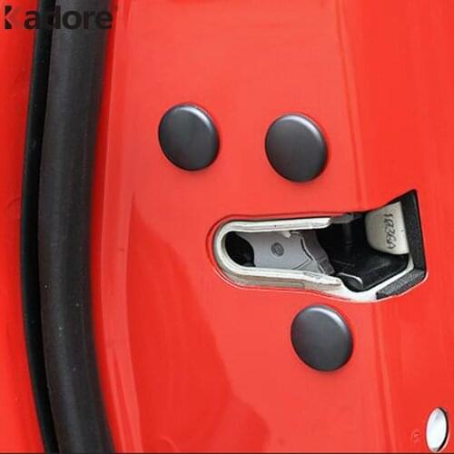 For Toyota J200 Prado FJ150 RAV4 Corolla Camry Highlander CHR C-HR ABS Car Door Lock Screw Cover Stickers Protector 12pcs/set