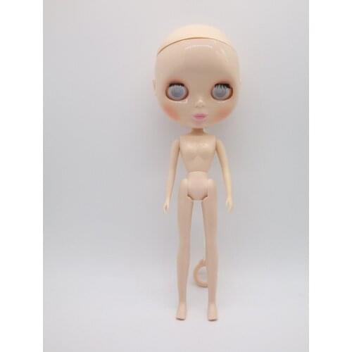 Without eyes chips without hair Licca body Nude blyth doll for DIY 2018