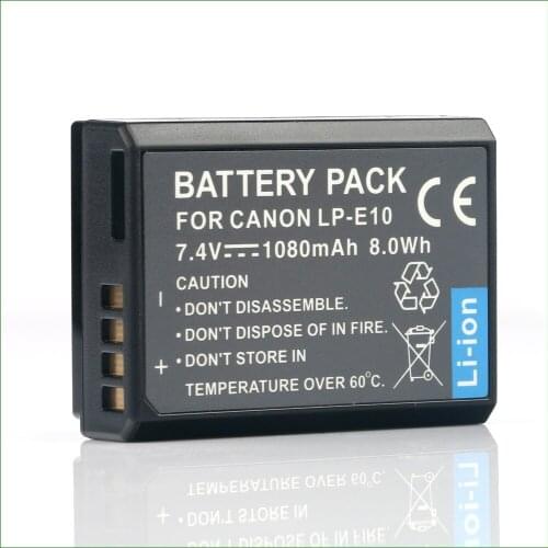 Lanfulang LP-E10 LP E10 LPE10 Digital Camera Battery For Canon EOS 1500D 2000D 3000D 4000D Kiss X80 X90 Rebel T7 T100