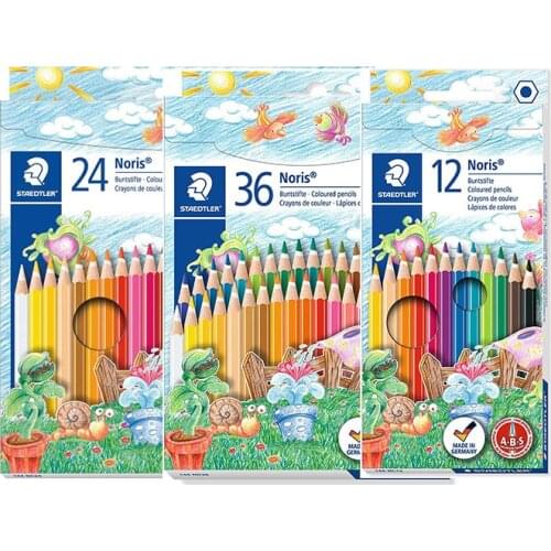 Staedtler Noris Club 144 NC12/24 ND36 Oiliness Colouring Pencils - Assorted Colours