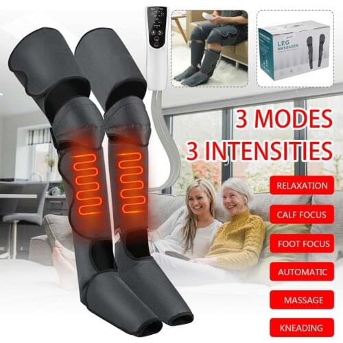 360° Foot air pressure leg massager promotes blood circulation, body massager, muscle relaxation, lymphatic drainage device