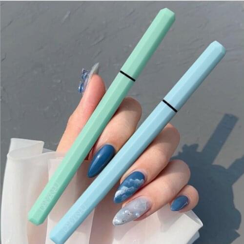 Daiimanpu Durable Non-Blooming Liquid Black Brown Big Eyes Finishing Powder Waterproof Delicate Soft Liquid Eyeliner T1358