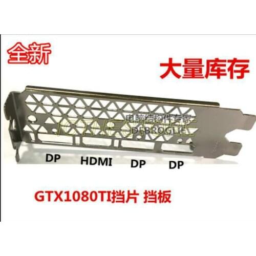 Full Profile Bracket Video Graphics Card For nvidia GTX1080TI DP HDMI DP DP (There is no thread)