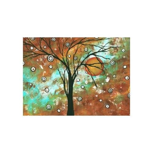 Hand Painted Oil Painting Autumns Eve-Modern Oil Painting On Canvas Art Wall Decor-Landscape Oil Painting Wall Art