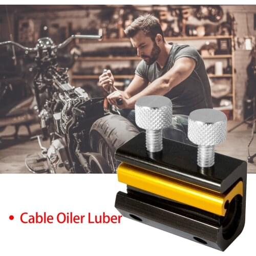 Dual Cable Lube Luber Lubricator Clutch Throttle Line Oiler Motorcycle Lubricant Throttle Line Oiler Lubricant Tool