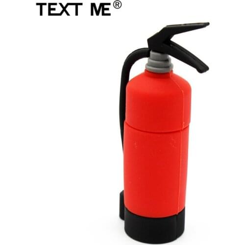 TEXT ME cartoon mini Fire extinguisher usb2.0 4GB 8GB 16GB 32GB 64GB pen drive USB Flash Drive creative Pendrive
