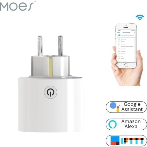 Wi-Fi Smart Power Socket Plug EU Standard Work With Amazon Alexa and Google Home No Hub Required