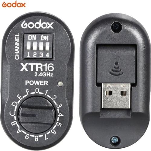 Godox XTR-16 Flash Receiver 2.4G Wireless X-system for X1C X1N XT-16 Transmitter Trigger Wistro AD360/DE/QT/DP/QS/GS/GT Series