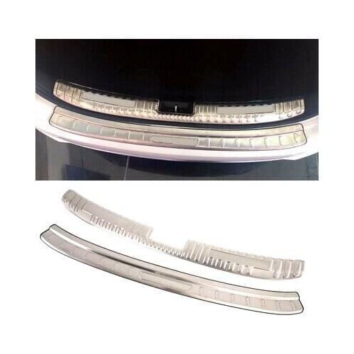 2* Outer + Inner Rear Bumper Protector Cover For Kia Forte / K3 / Cerato 19-20