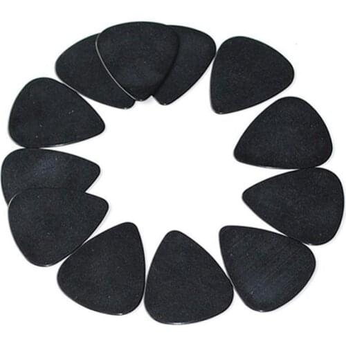 10 Pieces Guitar Pick Musical Accessories Black Celluloid 0.5mm Guitar Picks Plectrums Guitar Tools Guitar Accessories Musician