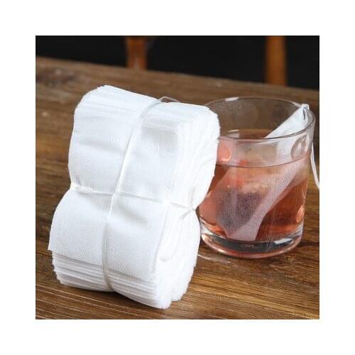 100Pcs / tea bag 9x7CM tea bag, filter, soup, decocting bag, disposable