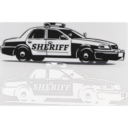 22*7.1CM SHERIFF Vinyl Decal Fashion Creative Decoration Car Sticker