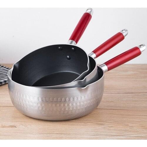 Aluminum snow pan, aluminum pot, soup pot, noodles, porridge, milk soup powder, hot powder pot, Korean ramen pot, instant noodle