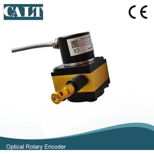 CALT 1000mm 0 to 5v / 0 to 5K ohm Analog output draw wire sensor spring rope encoder cable pull transducer