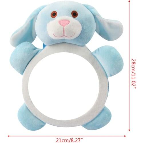 Car Baby Rearview Mirror Mini Wide View Rear Adjustable Safety Seat Back Mirrors Headrest for Kids Cars Accessories D7YD