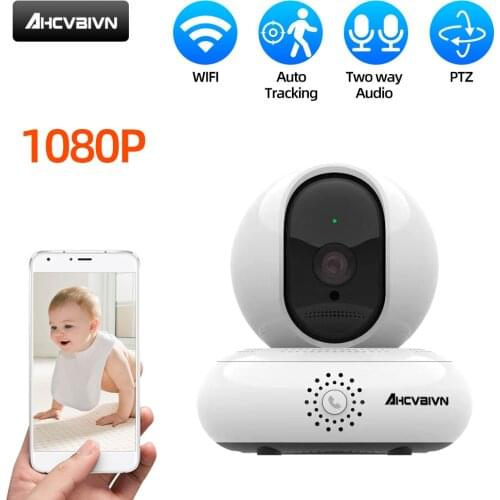 Wireless Wifi Video Call Camera HD 1080P Home Security Smart Baby Monitor Night Vision Dome CCTV Camera Motion Detection 2MP Cam