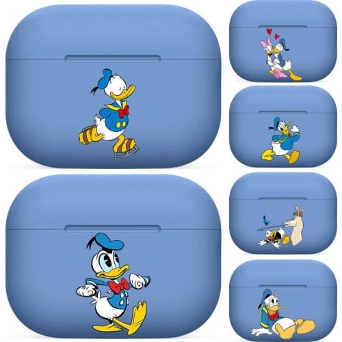 Donald Duck blue For Airpods pro 3 case Protective Bluetooth Wireless Earphone Cover For Air Pods airpod case air pod Cases