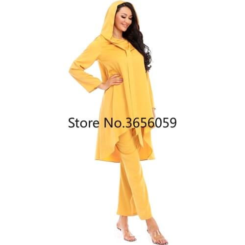 Eid Mubarak Abaya Dubai Kaftan Morocco Turkey Muslim Sets Abayas For Women Islam Robe Arabe Longue Ensemble Femme Musulmane