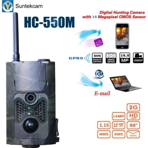 HC-550M 2G MMS Trail Camera Infrared Wildlife Video Photo 16MP 940nm Hunting Cameras Cam Hunter Tracking Scouting Camera Trap