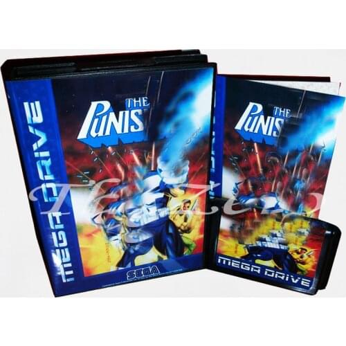 Memory Card ThePunier EU Cover With Box and Manual Book for 16 bit Sega Megadrive Video Game Card MD for Genesis mortal