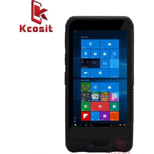 China Handheld Device Windows Barcode Reader Scanner 2D Wireless Mobile Data Collector 6"Screen Tablet PC With Bluetooth GPS 3G